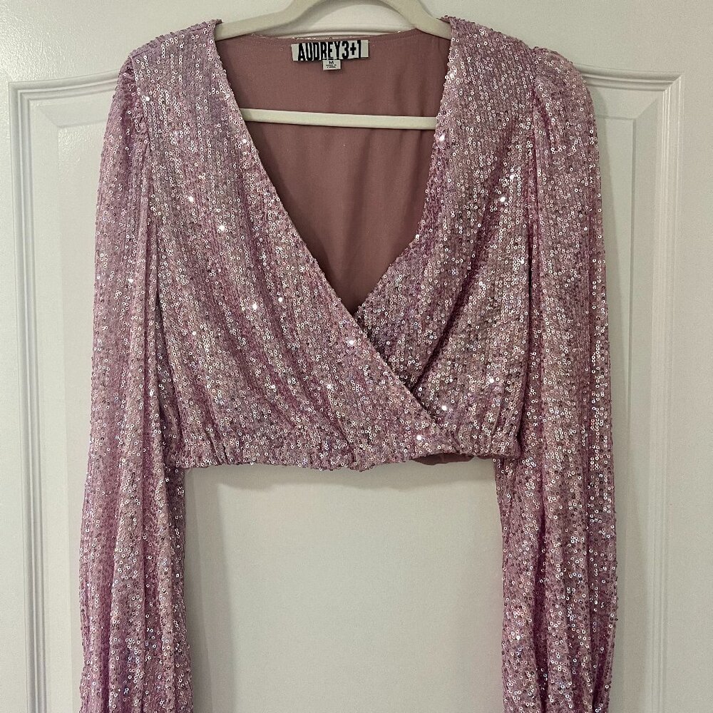 Sequined Going Out Top